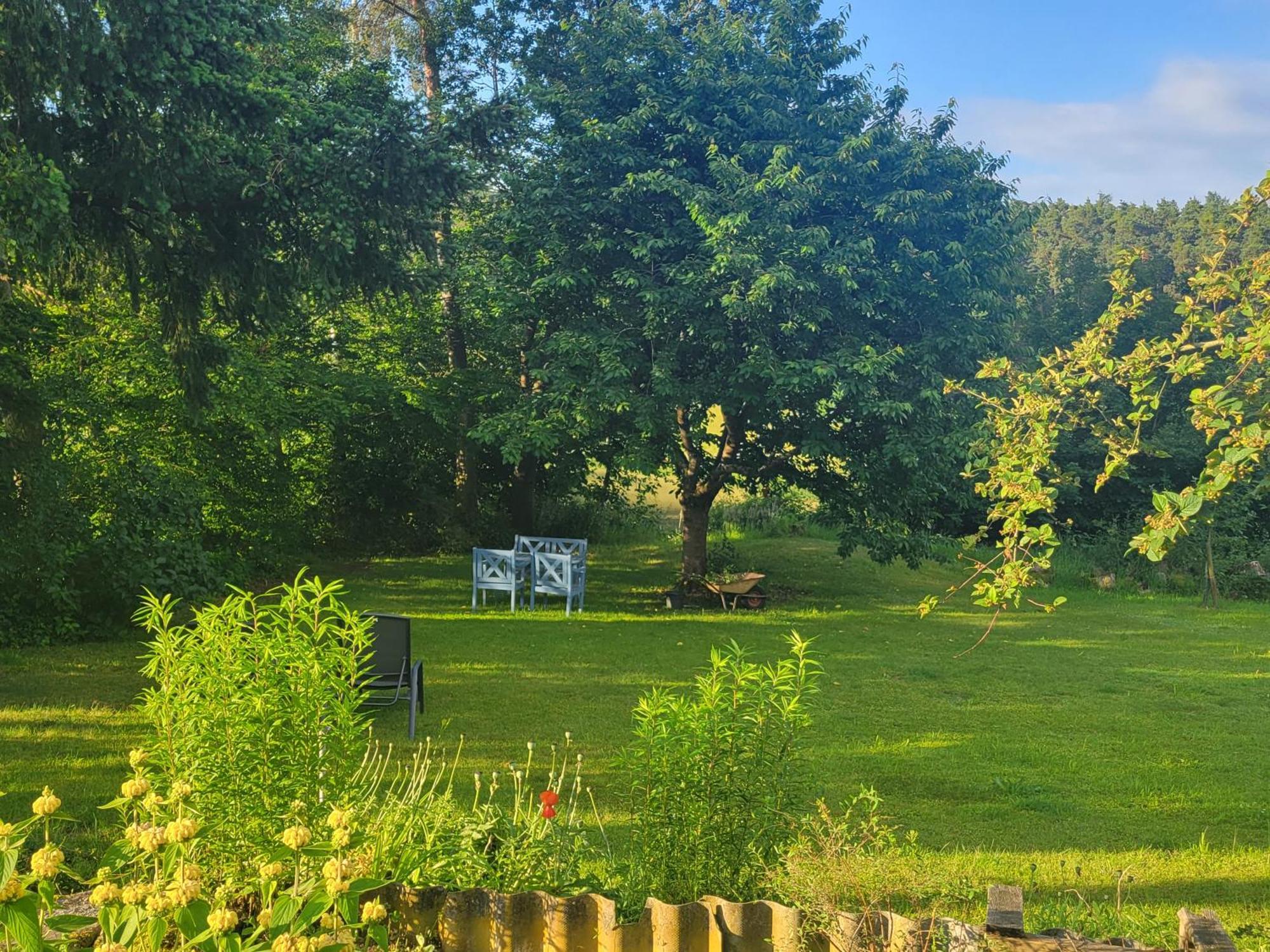 Gemuetliches Ferienhaus Mit Grossem Garten, Ideal Fuer Naturliebhaber Gerhardshofen Exterior foto